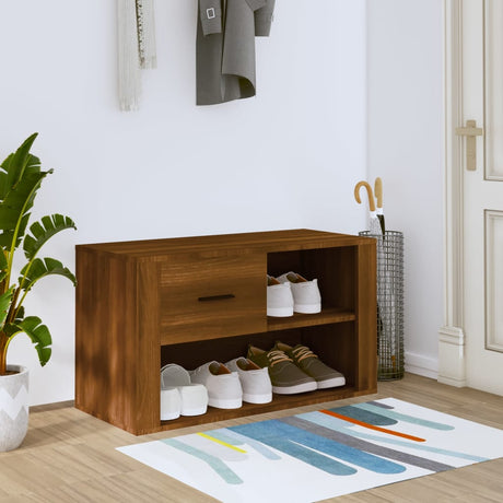 Shoe Cabinet 80X35X45 Cm Engineered Wood