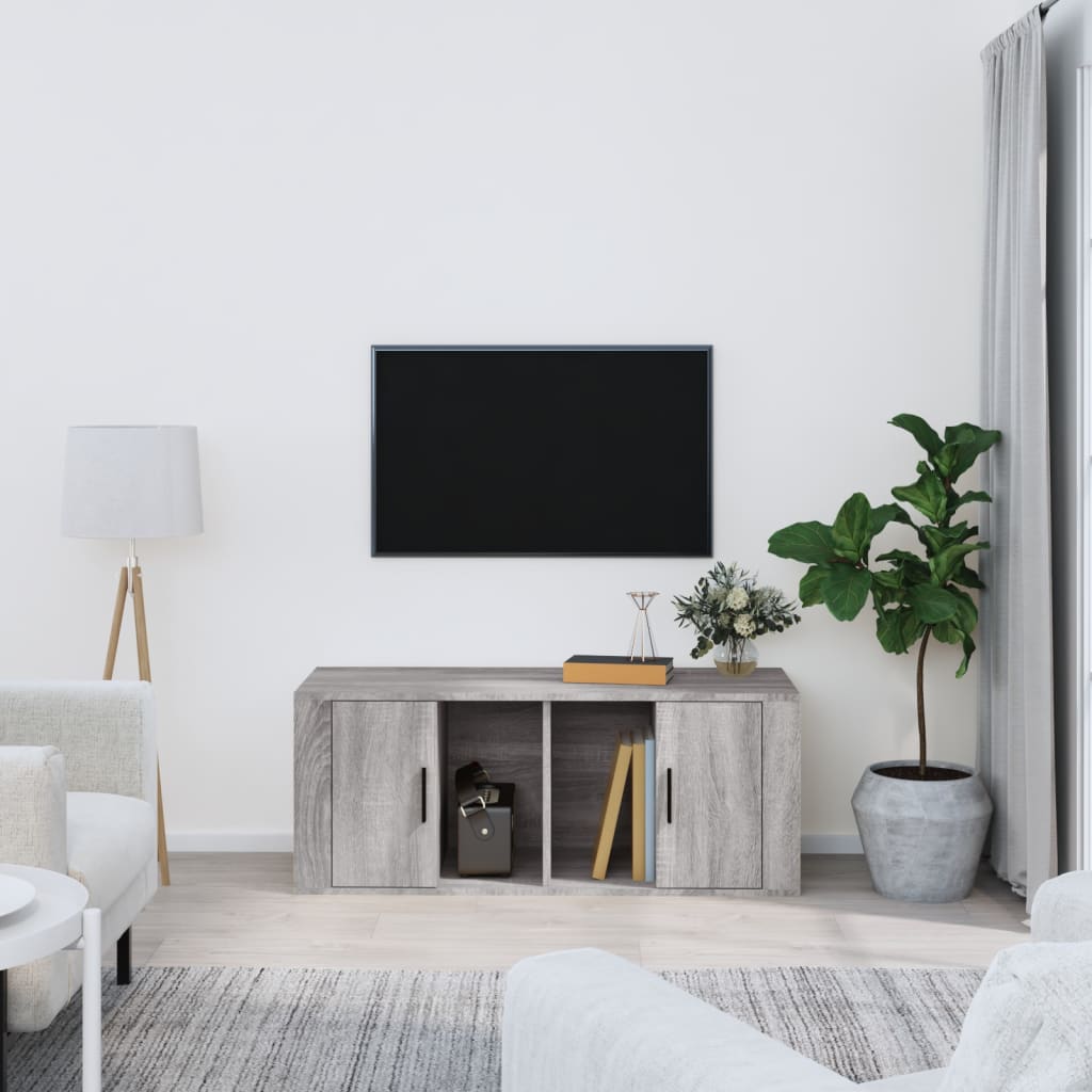 Tv Cabinet 100X35X40 Cm Engineered Wood