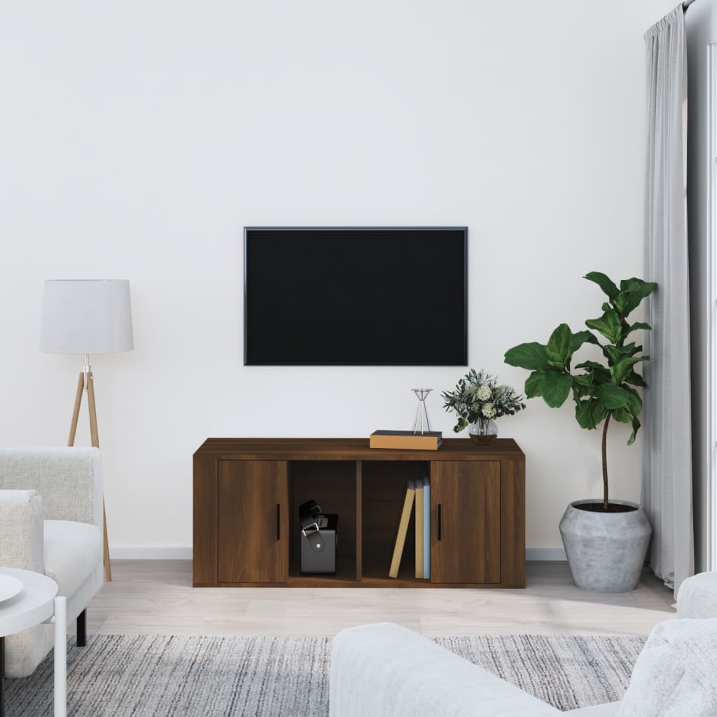 Tv Cabinet 100X35X40 Cm Engineered Wood