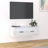 Hanging Tv Cabinet 80X36X25 Cm Engineered Wood
