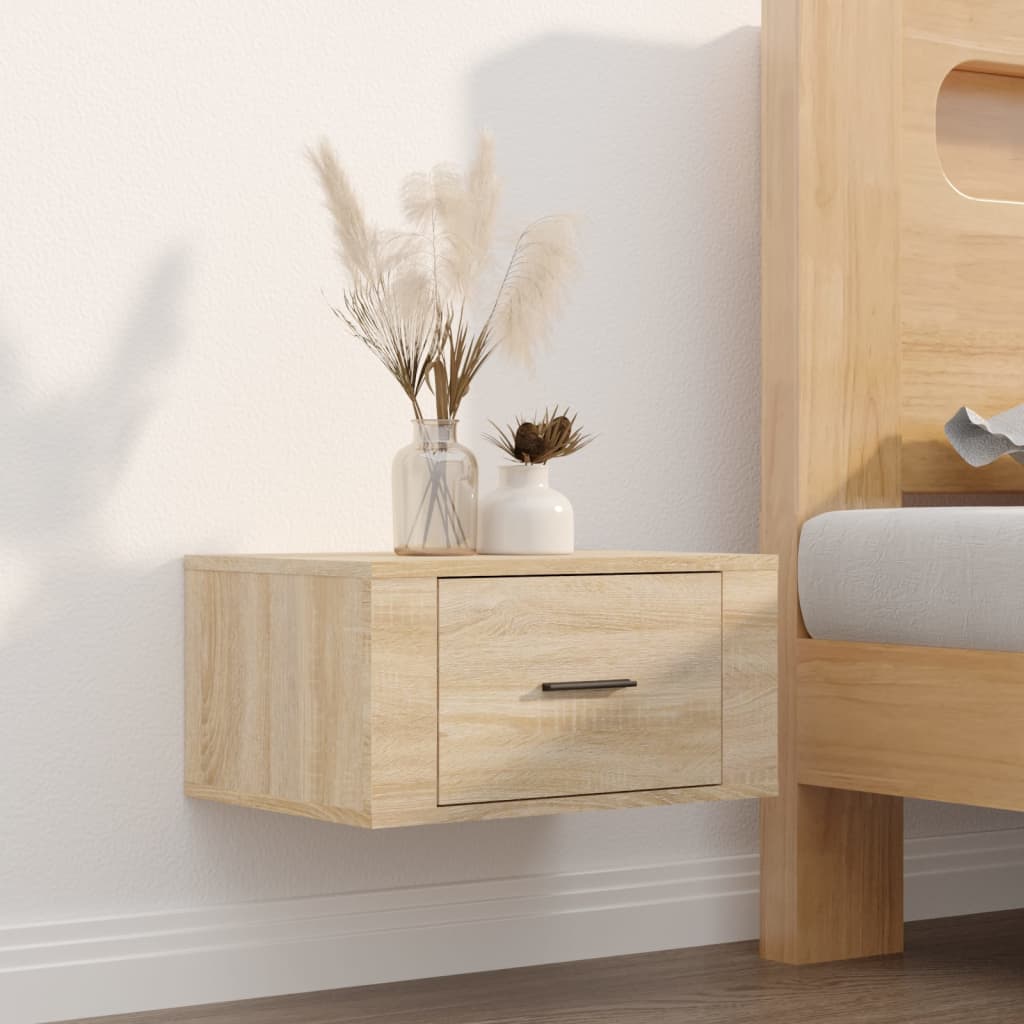 Wall-Mounted Bedside Cabinets 2 Pcs 50X36X25 Cm