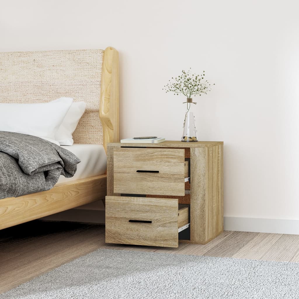 Wall-Mounted Bedside Cabinet 50X36X47 Cm