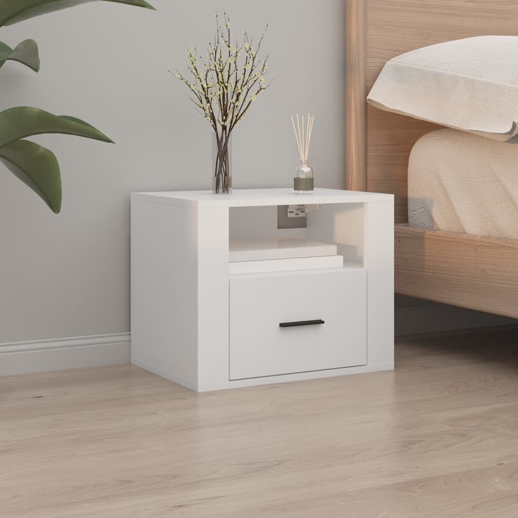 Wall-Mounted Bedside Cabinet 50X36X40 Cm
