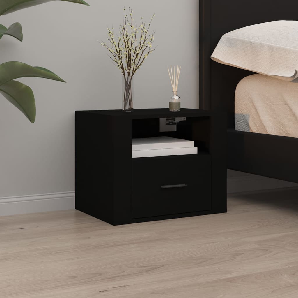 Wall-Mounted Bedside Cabinet 50X36X40 Cm