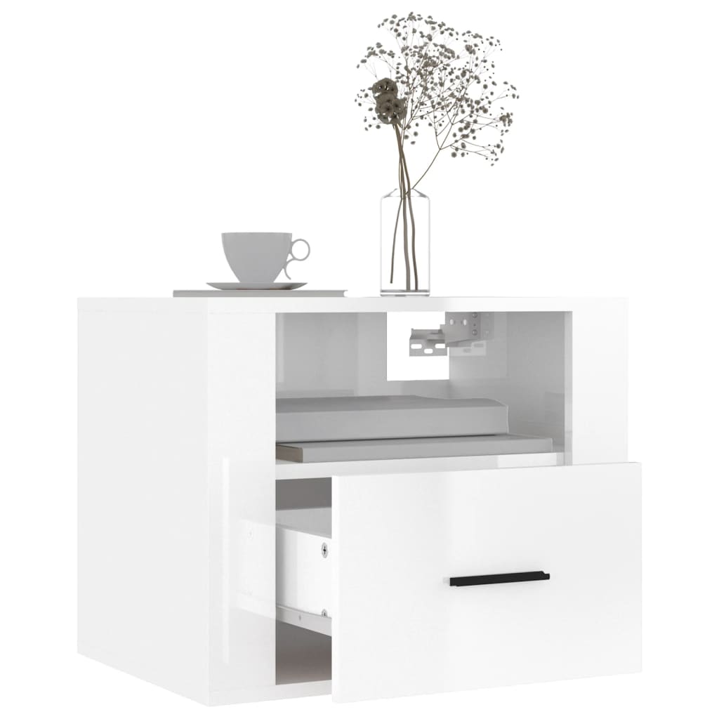 Wall-Mounted Bedside Cabinet 50X36X40 Cm