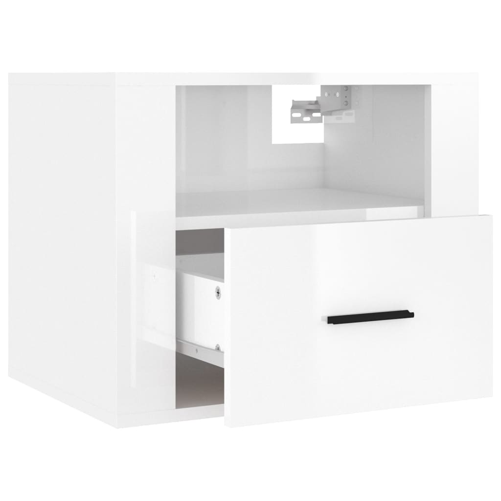 Wall-Mounted Bedside Cabinet 50X36X40 Cm