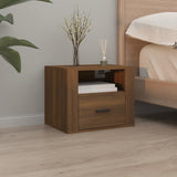 Wall-Mounted Bedside Cabinet 50X36X40 Cm