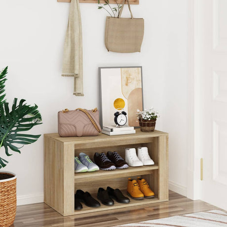 Shoe Rack 75X35X45 Cm Engineered Wood