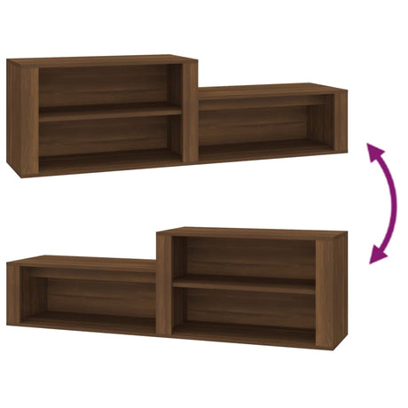 Shoe Cabinet 150X35X45 Cm Engineered Wood