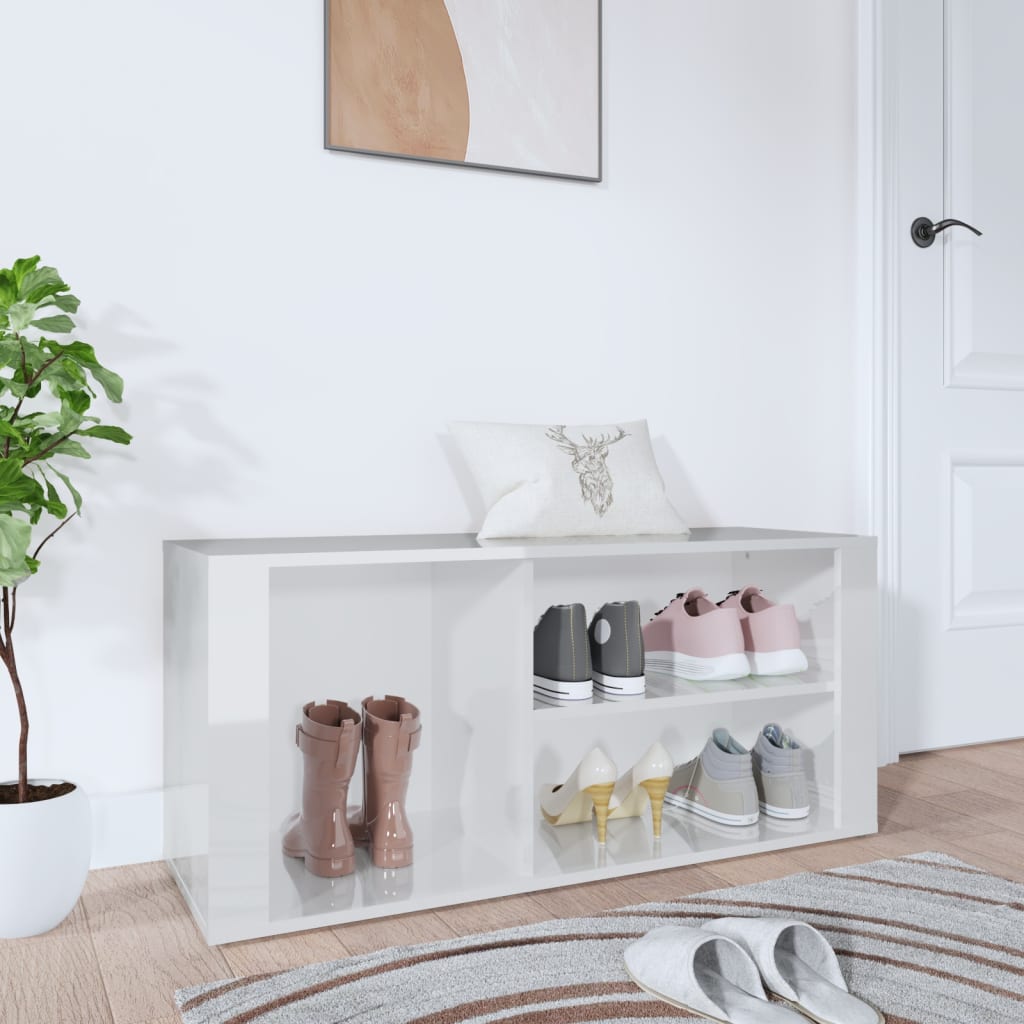 Shoe Cabinet 100X35X45 Cm Engineered Wood