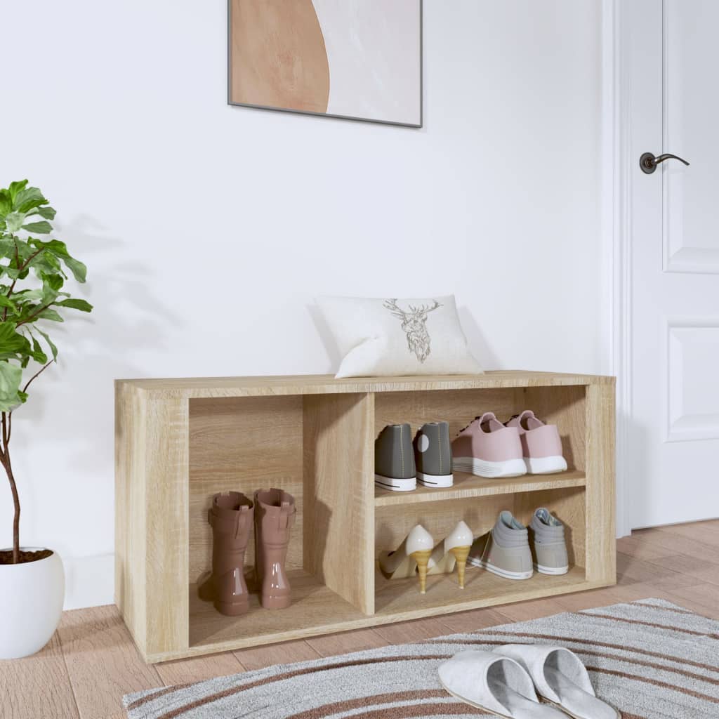 Shoe Cabinet 100X35X45 Cm Engineered Wood