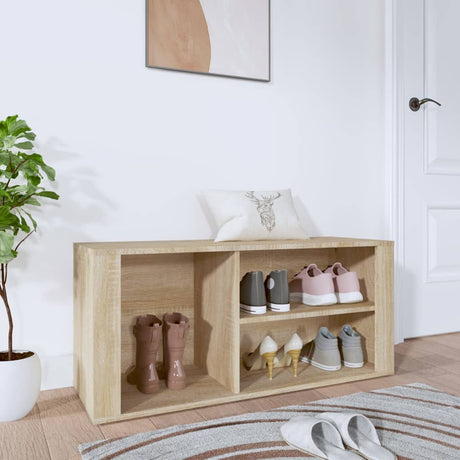 Shoe Cabinet 100X35X45 Cm Engineered Wood