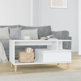 Coffee Table 90X49X45 Cm Engineered Wood