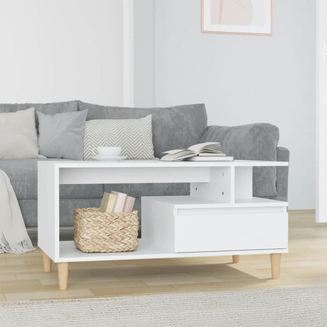 Coffee Table 90X49X45 Cm Engineered Wood