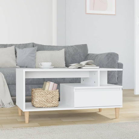 Coffee Table 90X49X45 Cm Engineered Wood