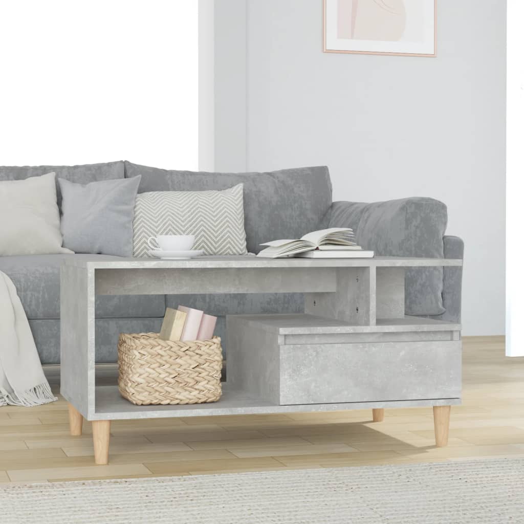 Coffee Table 90X49X45 Cm Engineered Wood