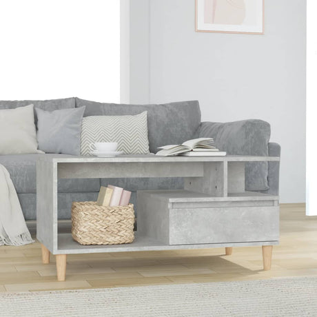 Coffee Table 90X49X45 Cm Engineered Wood