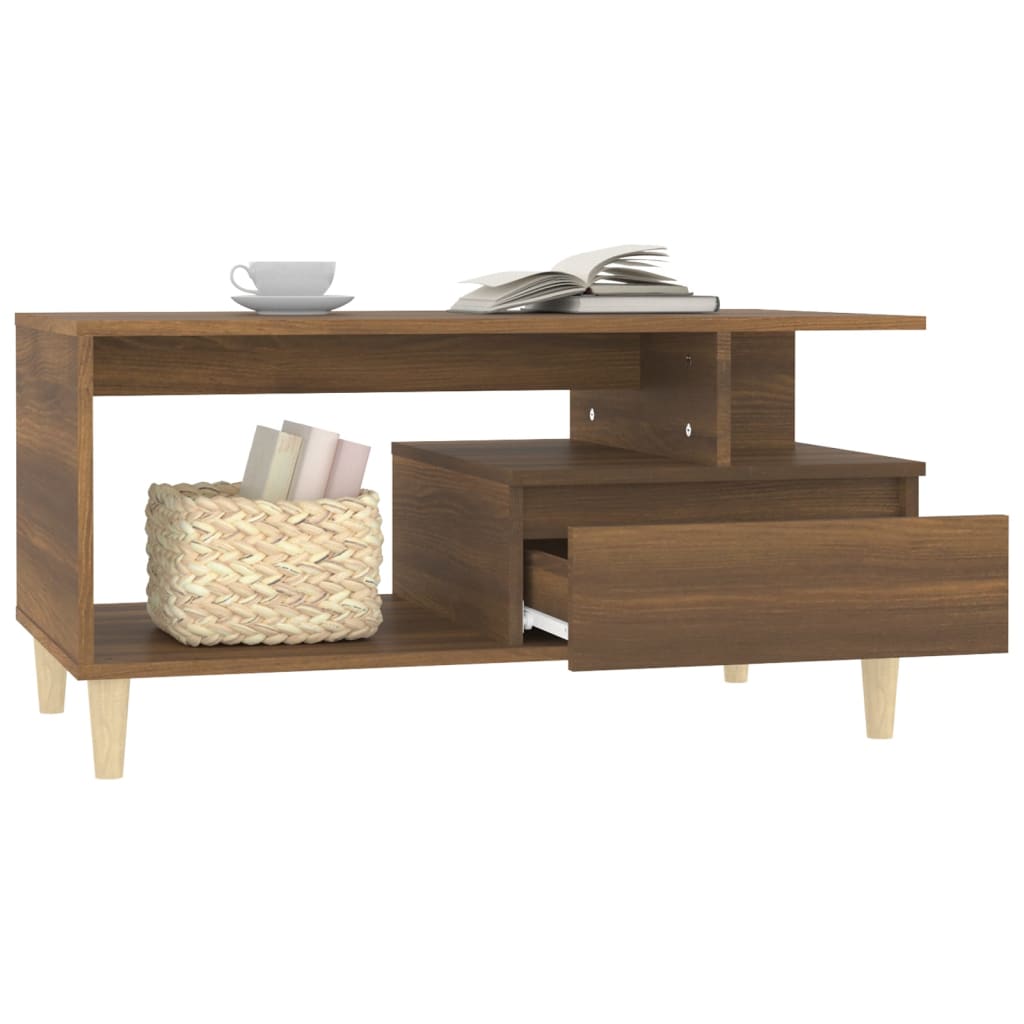 Coffee Table 90X49X45 Cm Engineered Wood