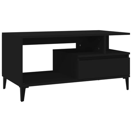 Coffee Table 90X49X45 Cm Engineered Wood
