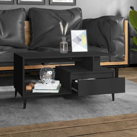 Coffee Table 90X49X45 Cm Engineered Wood
