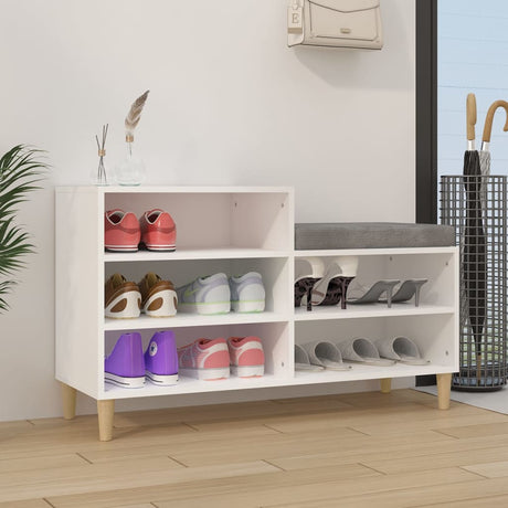 Shoe Cabinet 102X36X60 Cm Engineered Wood