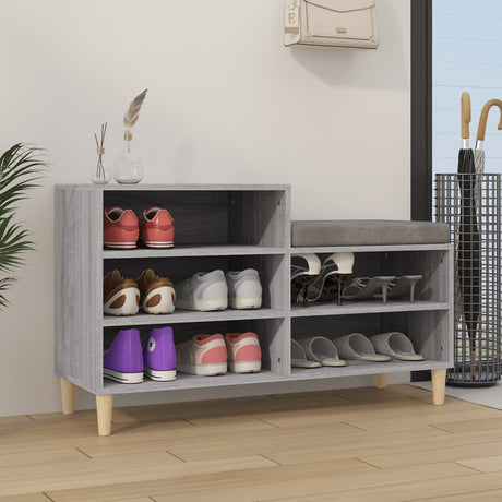 Shoe Cabinet 102X36X60 Cm Engineered Wood