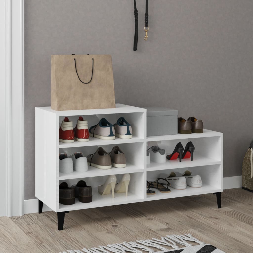 Shoe Cabinet 102X36X60 Cm Engineered Wood