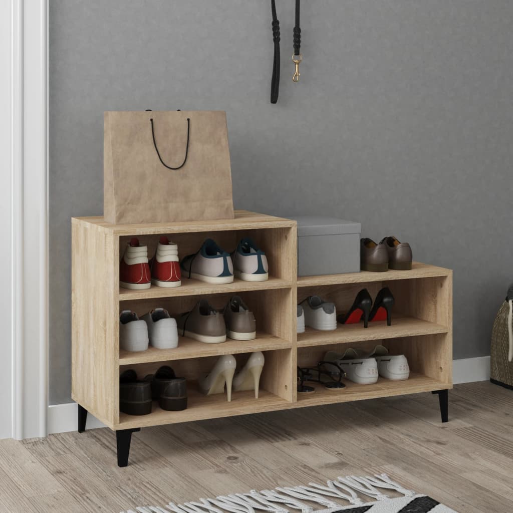 Shoe Cabinet 102X36X60 Cm Engineered Wood