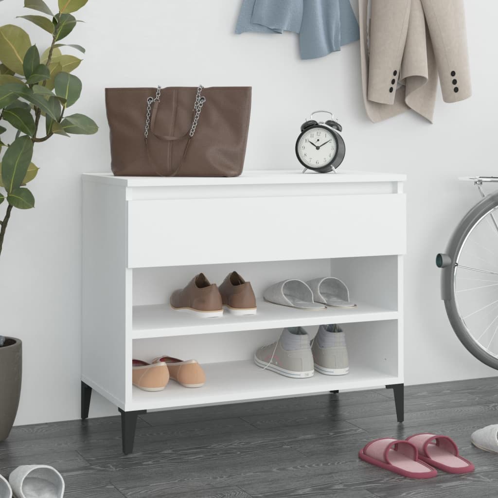Shoe Cabinet 70X36X60 Cm Engineered Wood