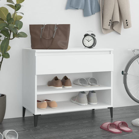 Shoe Cabinet 70X36X60 Cm Engineered Wood