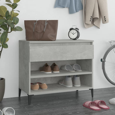 Shoe Cabinet 70X36X60 Cm Engineered Wood
