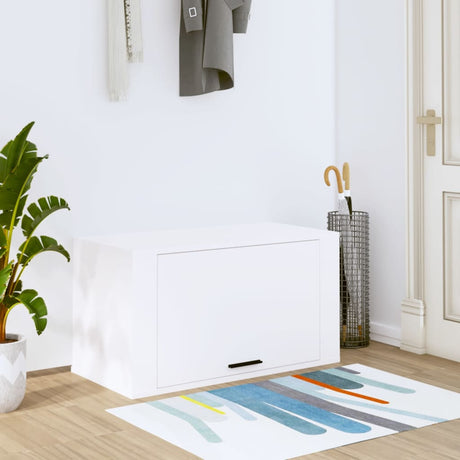 Wall-Mounted Shoe Cabinet 70X35X38 Cm Engineered Wood
