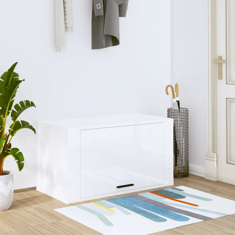 Wall-Mounted Shoe Cabinet 70X35X38 Cm Engineered Wood