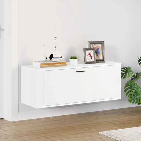 Wall Shoe Cabinet 100X35X38 Cm Engineered Wood