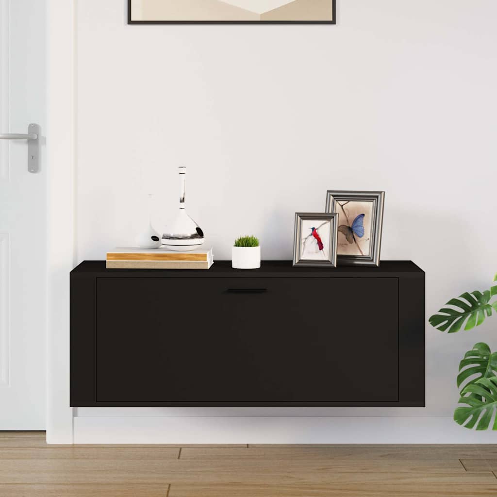Wall Shoe Cabinet 100X35X38 Cm Engineered Wood