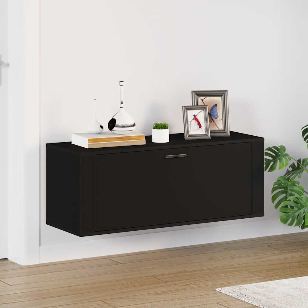Wall Shoe Cabinet 100X35X38 Cm Engineered Wood
