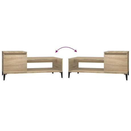 Coffee Table 100X50X45 Cm Engineered Wood