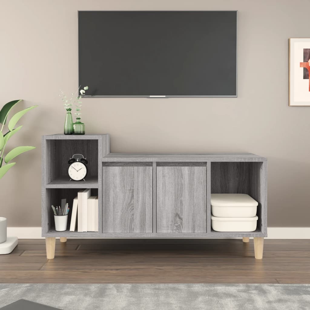 Tv Cabinet 100X35X55 Cm Engineered Wood