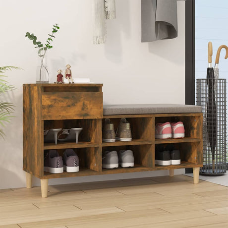Shoe Cabinet 102X36X60 Cm Engineered Wood