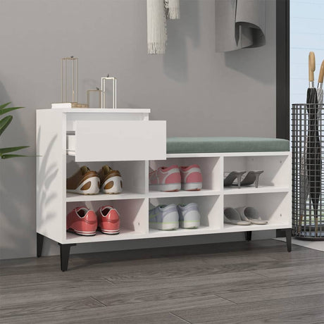 Shoe Cabinet 102X36X60 Cm Engineered Wood