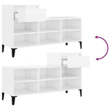 Shoe Cabinet 102X36X60 Cm Engineered Wood