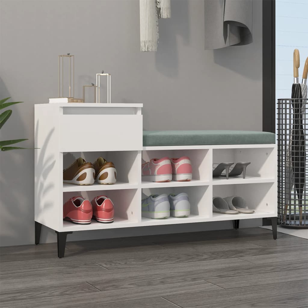 Shoe Cabinet 102X36X60 Cm Engineered Wood