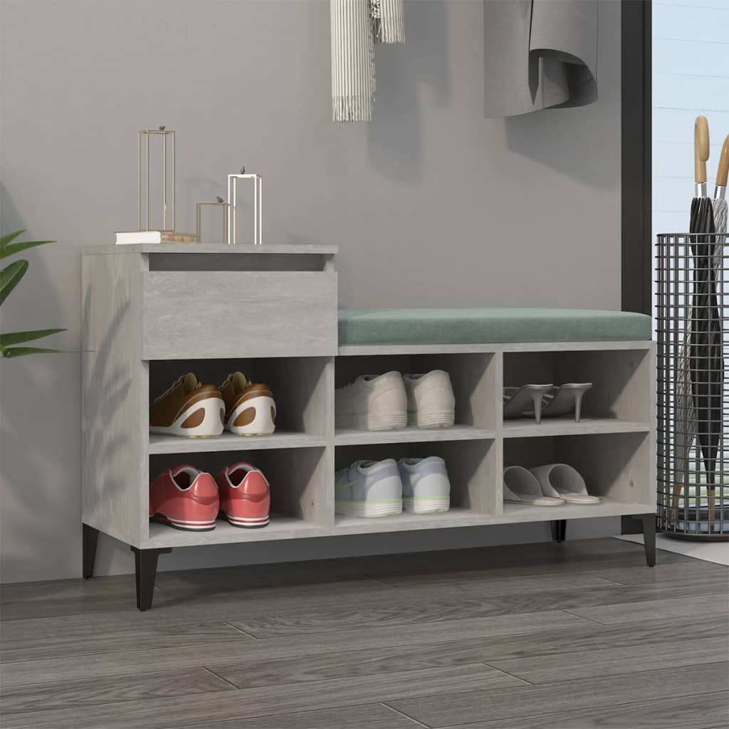Shoe Cabinet 102X36X60 Cm Engineered Wood