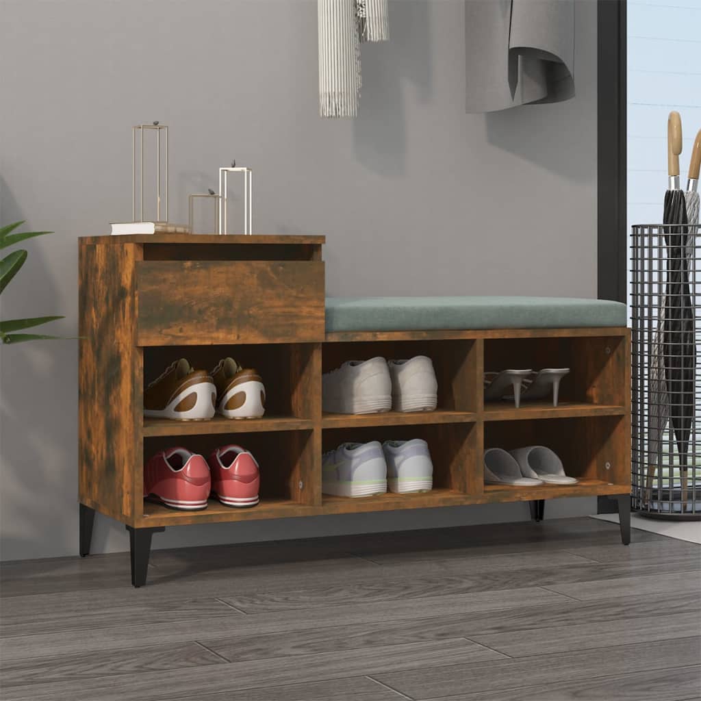 Shoe Cabinet 102X36X60 Cm Engineered Wood