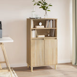 Highboard 60X36X110 Cm Engineered Wood