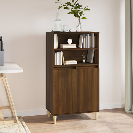 Highboard 60X36X110 Cm Engineered Wood
