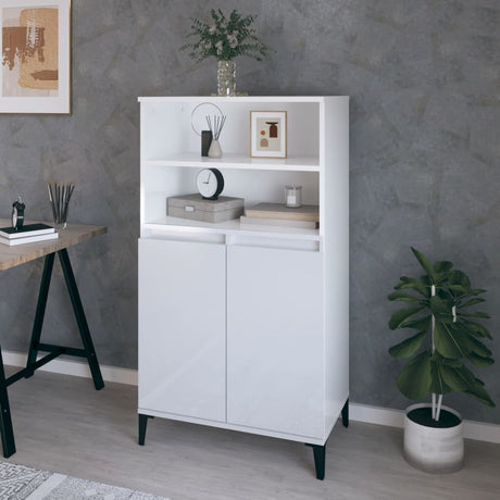Highboard 60X36X110 Cm Engineered Wood