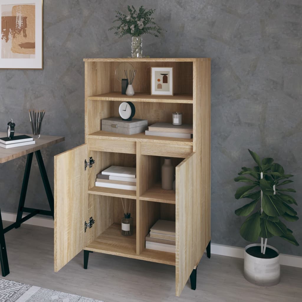 Highboard 60X36X110 Cm Engineered Wood
