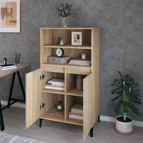 Highboard 60X36X110 Cm Engineered Wood
