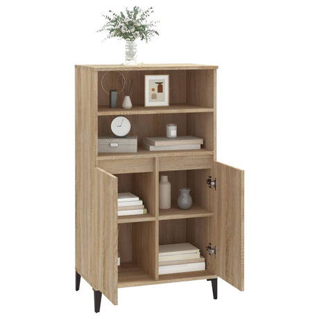 Highboard 60X36X110 Cm Engineered Wood